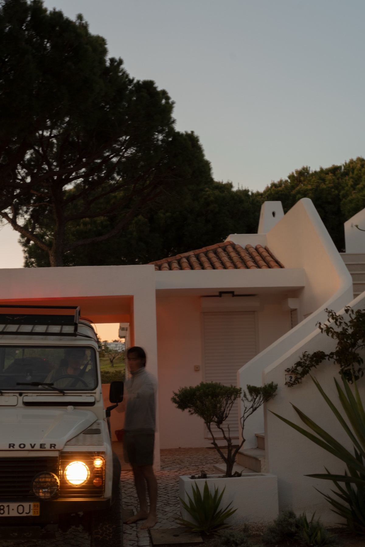 Terracotta cliffs at last light