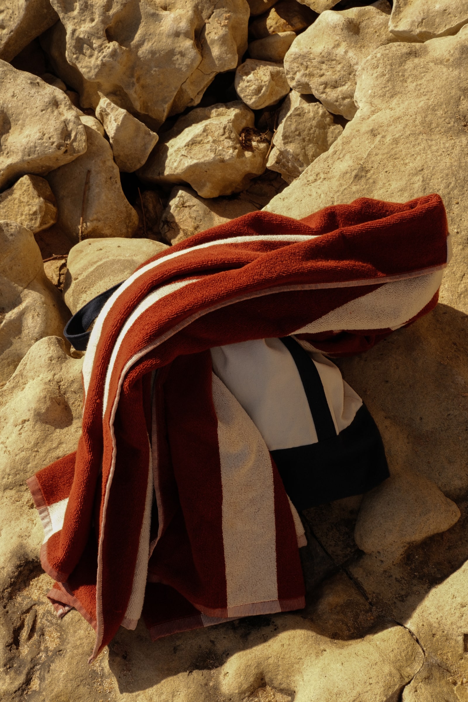 Beach bag with brasa Terracotta Towel