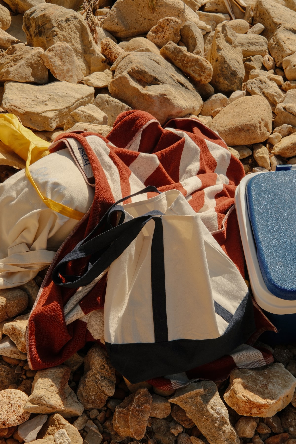 brasa beach essentials with Terracotta Towel