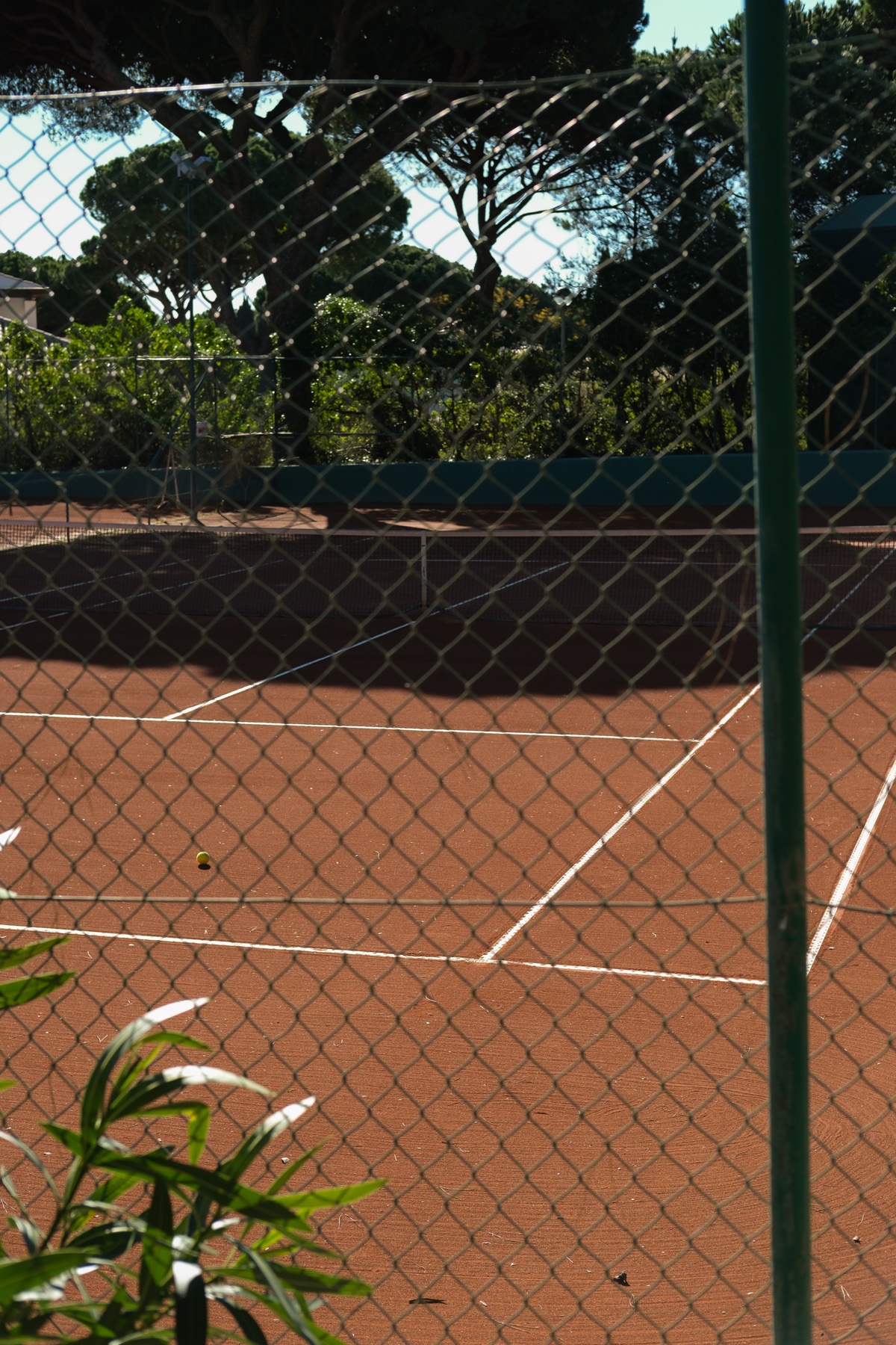 Tennis court at the resort
